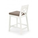 Стул барный HALMAR BORYS LOW белый/ INARI 23